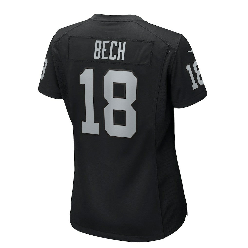 Jack Bech Las Vegas Raiders Women's Team Game Jersey - Black | Nike on sale