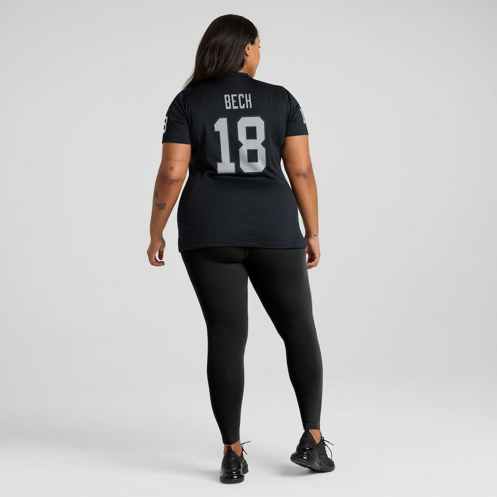 Jack Bech Las Vegas Raiders Women's Team Game Jersey - Black | Nike on sale