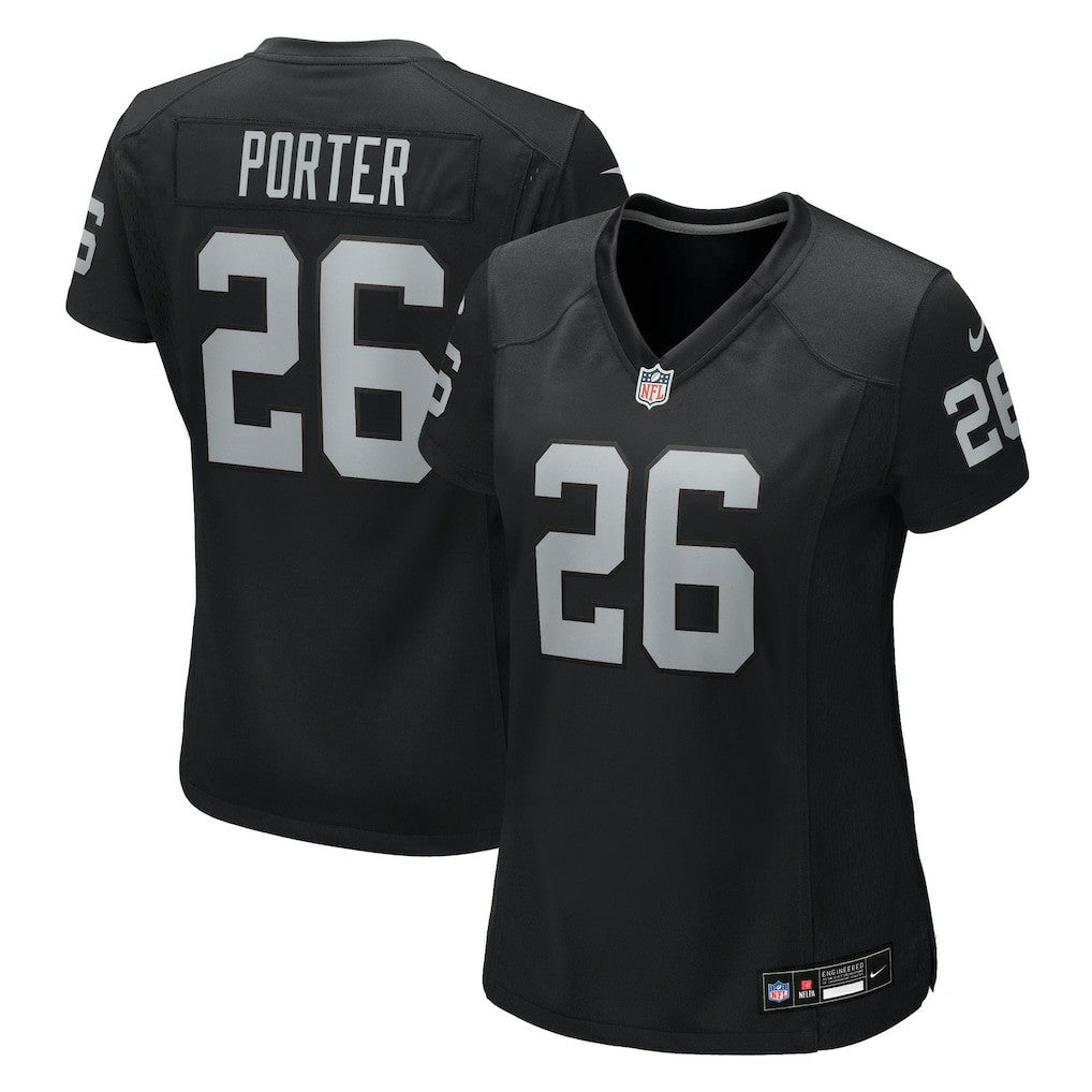 Darien Porter Las Vegas Raiders Women's Team Game Jersey - Black | Nike online