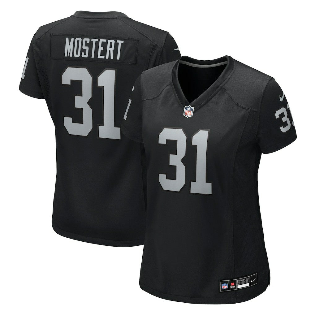 Raheem Mostert Las Vegas Raiders Women's Team Game Jersey - Black | Nike for sale