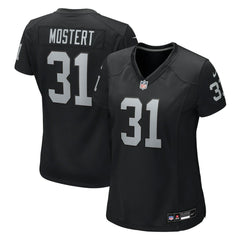 Raheem Mostert Las Vegas Raiders Women's Team Game Jersey - Black | Nike for sale