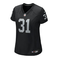 Raheem Mostert Las Vegas Raiders Women's Team Game Jersey - Black | Nike for sale