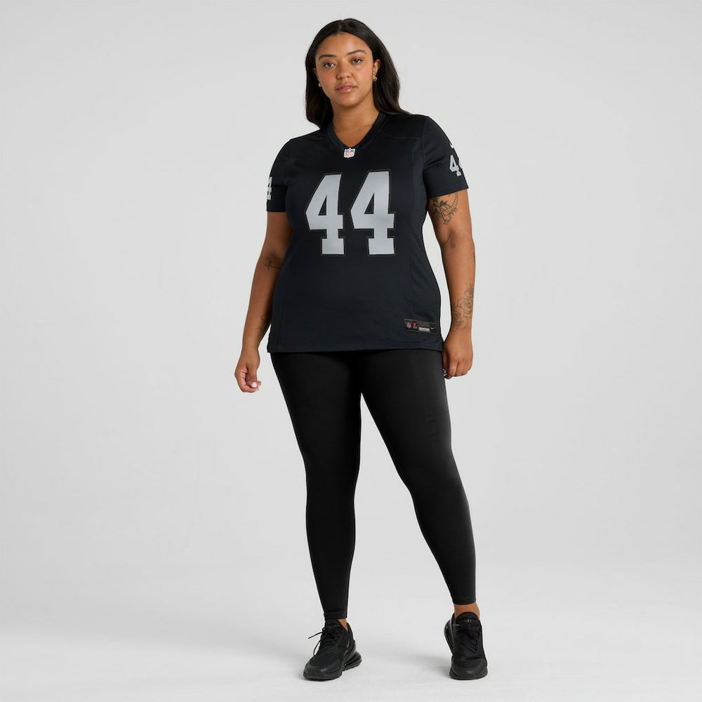 Tommy Eichenberg Las Vegas Raiders Women's Team Game Jersey - Black | Nike for sale