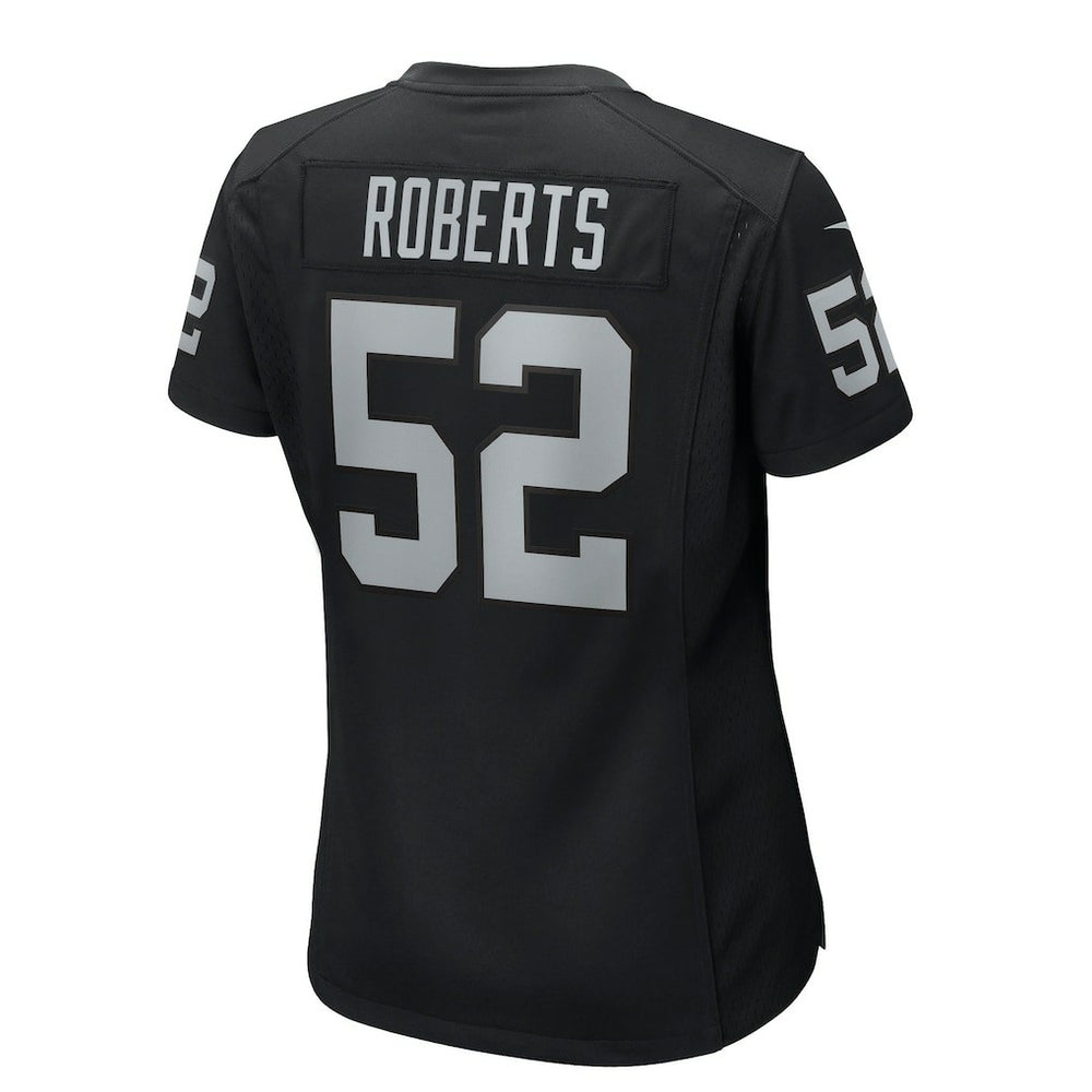Elandon Roberts Las Vegas Raiders Women's Team Game Jersey - Black | Nike for sale