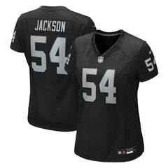 Brennan Jackson Las Vegas Raiders Women's Team Game Jersey - Black | Nike outlet