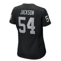 Brennan Jackson Las Vegas Raiders Women's Team Game Jersey - Black | Nike outlet