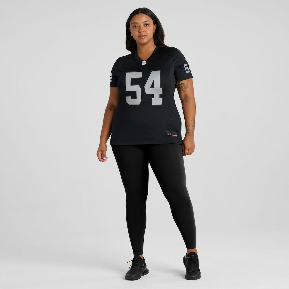 Brennan Jackson Las Vegas Raiders Women's Team Game Jersey - Black | Nike outlet