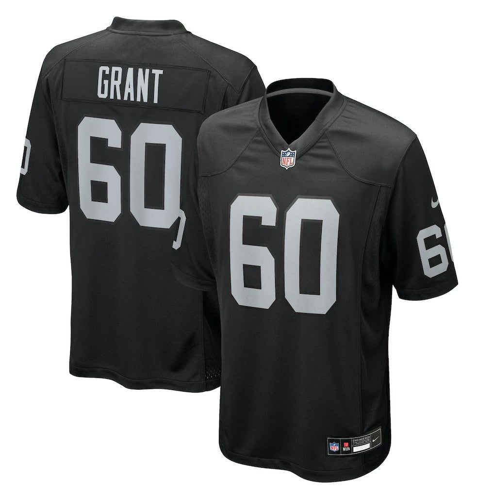 Charles Grant Las Vegas Raiders Team Game Jersey - Black | Nike for sale