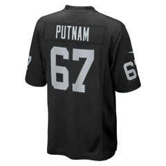 Will Putnam Las Vegas Raiders Team Game Jersey - Black | Nike discount