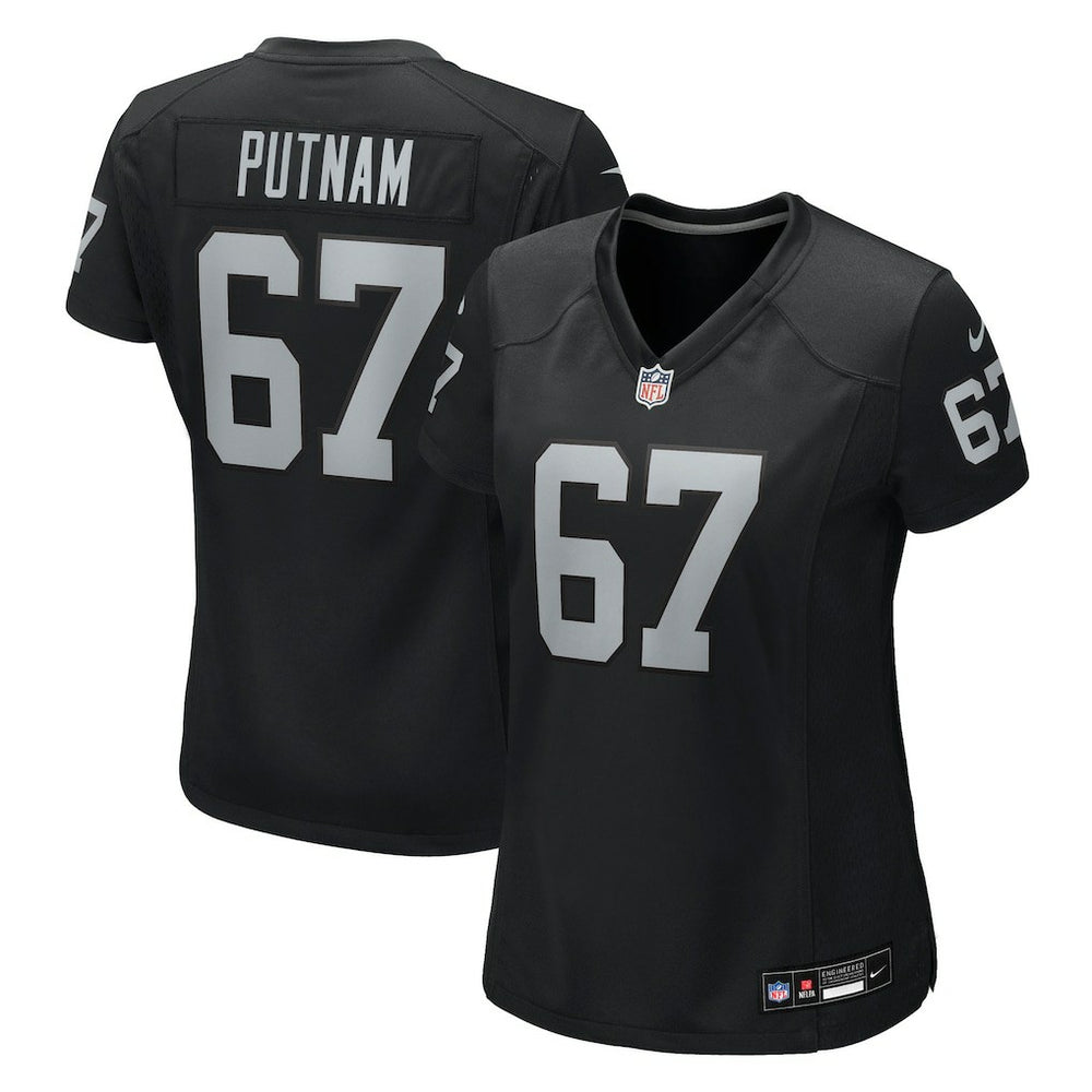 Will Putnam Las Vegas Raiders Women's Team Game Jersey - Black | Nike online