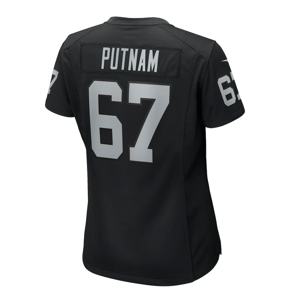 Will Putnam Las Vegas Raiders Women's Team Game Jersey - Black | Nike online
