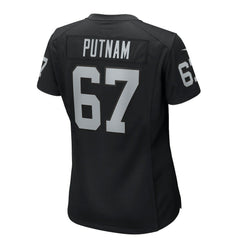Will Putnam Las Vegas Raiders Women's Team Game Jersey - Black | Nike online
