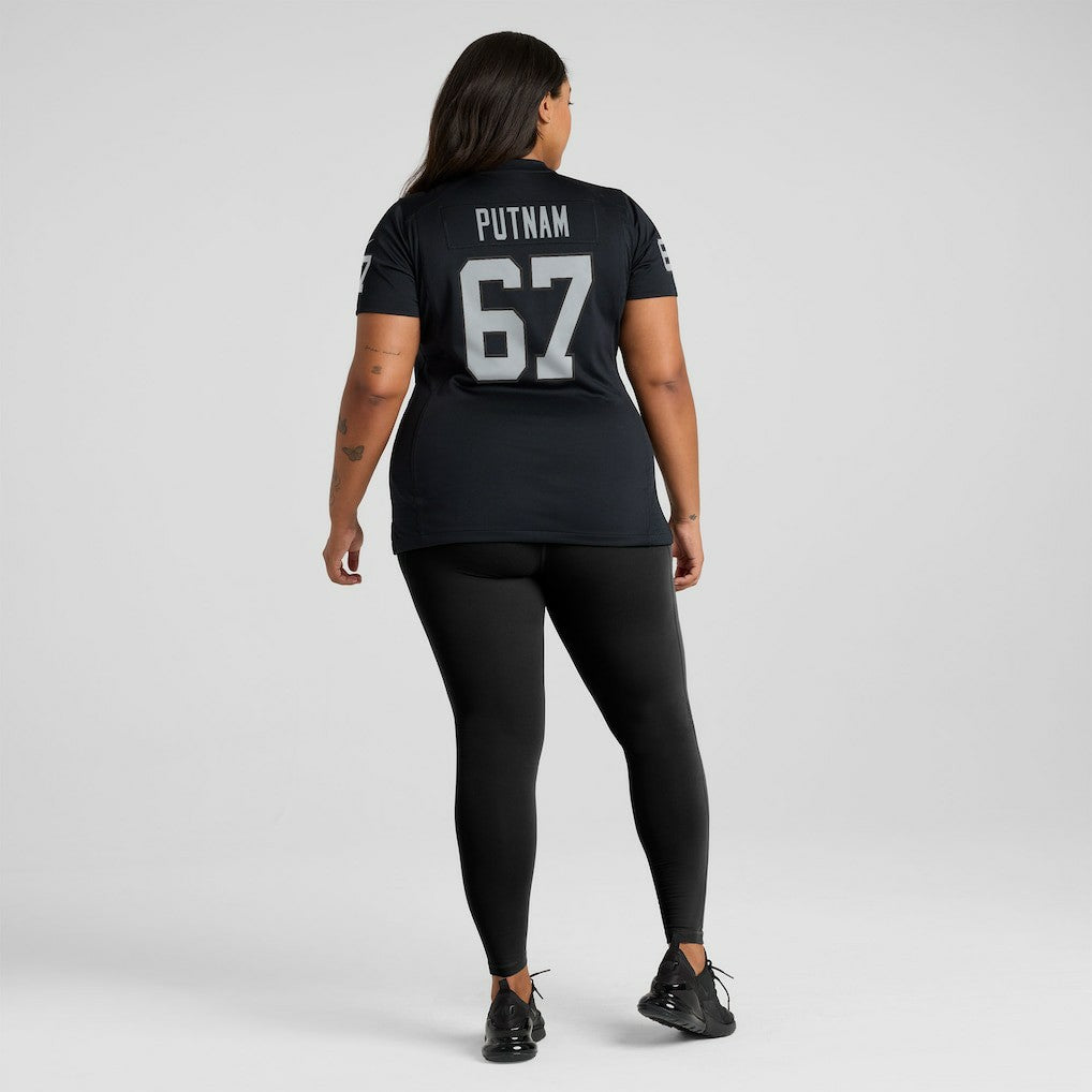 Will Putnam Las Vegas Raiders Women's Team Game Jersey - Black | Nike online