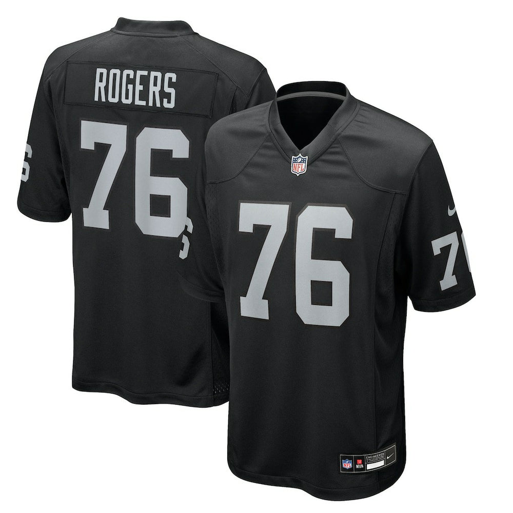 Caleb Rogers Las Vegas Raiders Team Game Jersey - Black | Nike discount