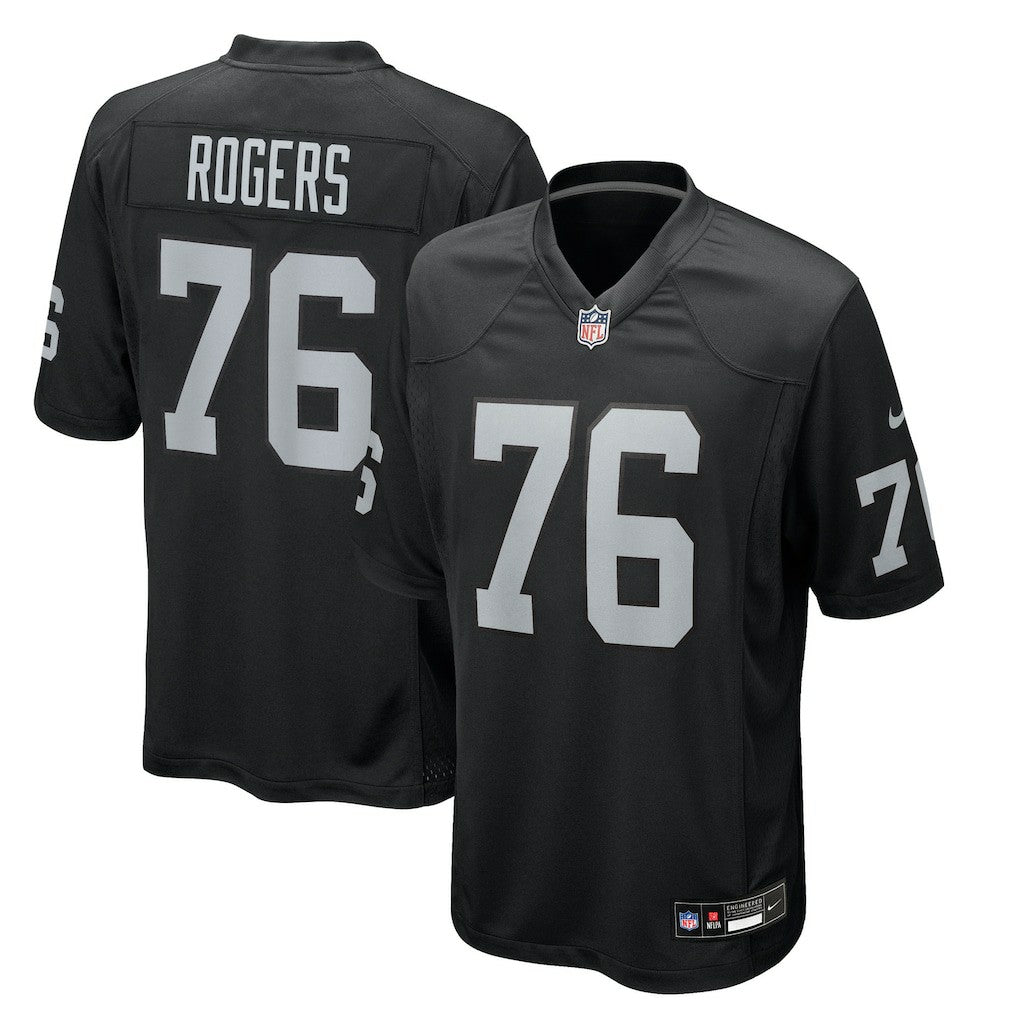 Caleb Rogers Las Vegas Raiders Team Game Jersey - Black | Nike discount
