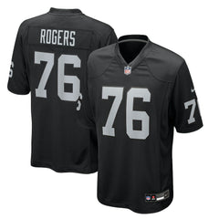 Caleb Rogers Las Vegas Raiders Team Game Jersey - Black | Nike discount