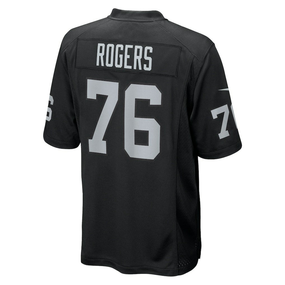 Caleb Rogers Las Vegas Raiders Team Game Jersey - Black | Nike discount