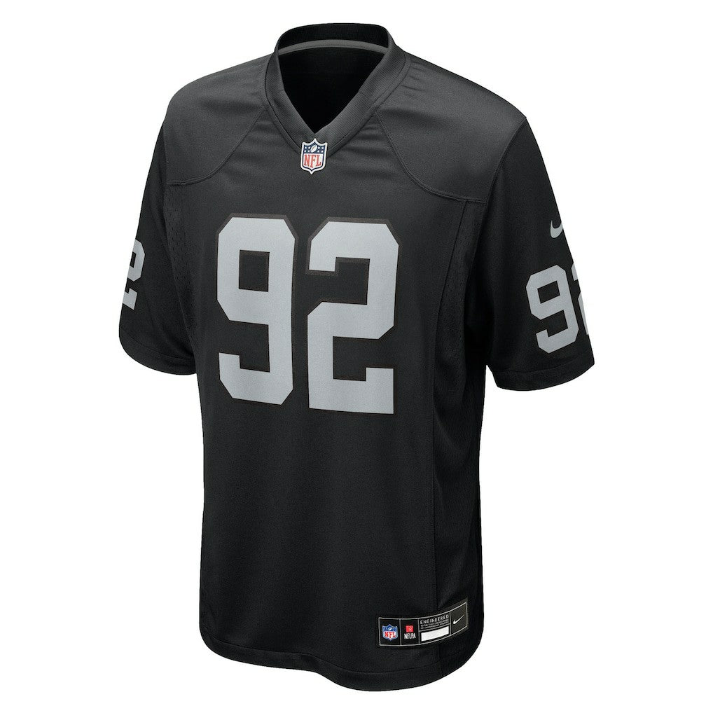 JJ Pegues Las Vegas Raiders Team Game Jersey - Black | Nike on sale