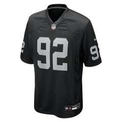 JJ Pegues Las Vegas Raiders Team Game Jersey - Black | Nike on sale