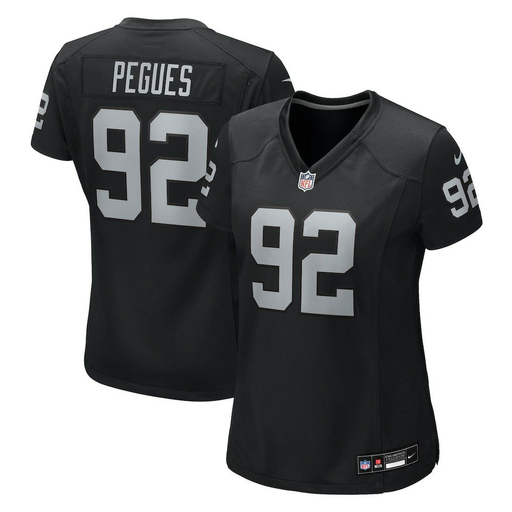 JJ Pegues Las Vegas Raiders Women's Team Game Jersey - Black | Nike discount