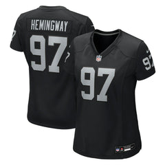 Tonka Hemingway Las Vegas Raiders Women's Team Game Jersey - Black | Nike sale