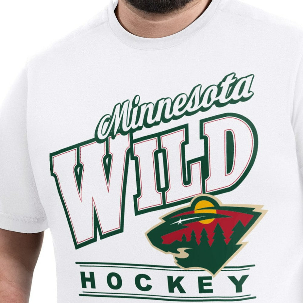 Minnesota Wild G-III Sports by Carl Banks Adaptive Headliner T-Shirt White