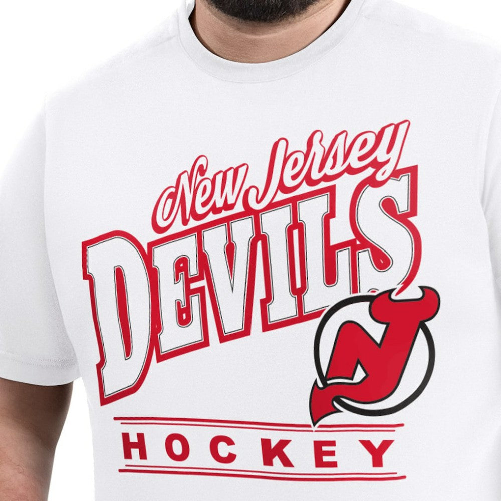 New Jersey Devils G-III Sports by Carl Banks Adaptive Headliner T-Shirt White