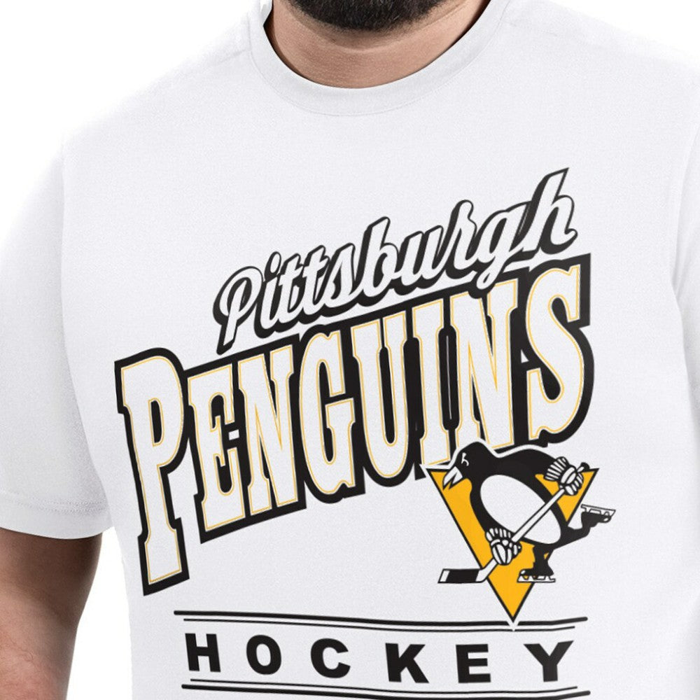 Pittsburgh Penguins G-III Sports by Carl Banks Adaptive Headliner T-Shirt White