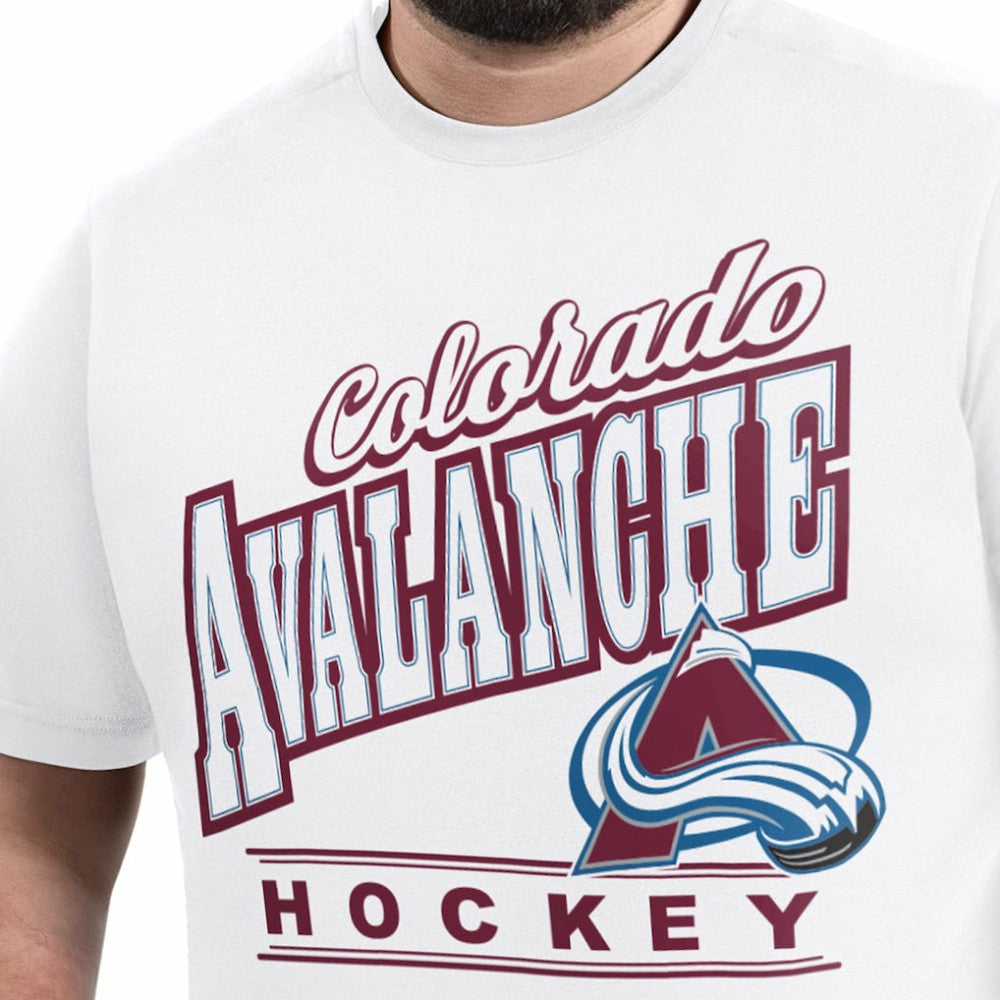 Colorado Avalanche G-III Sports by Carl Banks Adaptive Headliner T-Shirt White