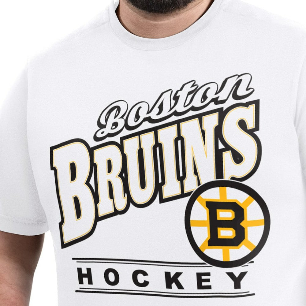 Boston Bruins G-III Sports by Carl Banks Adaptive Headliner T-Shirt White