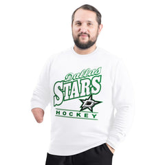 Dallas Stars G-III Sports by Carl Banks Adaptive Headliner Fleece Sweatshirt White