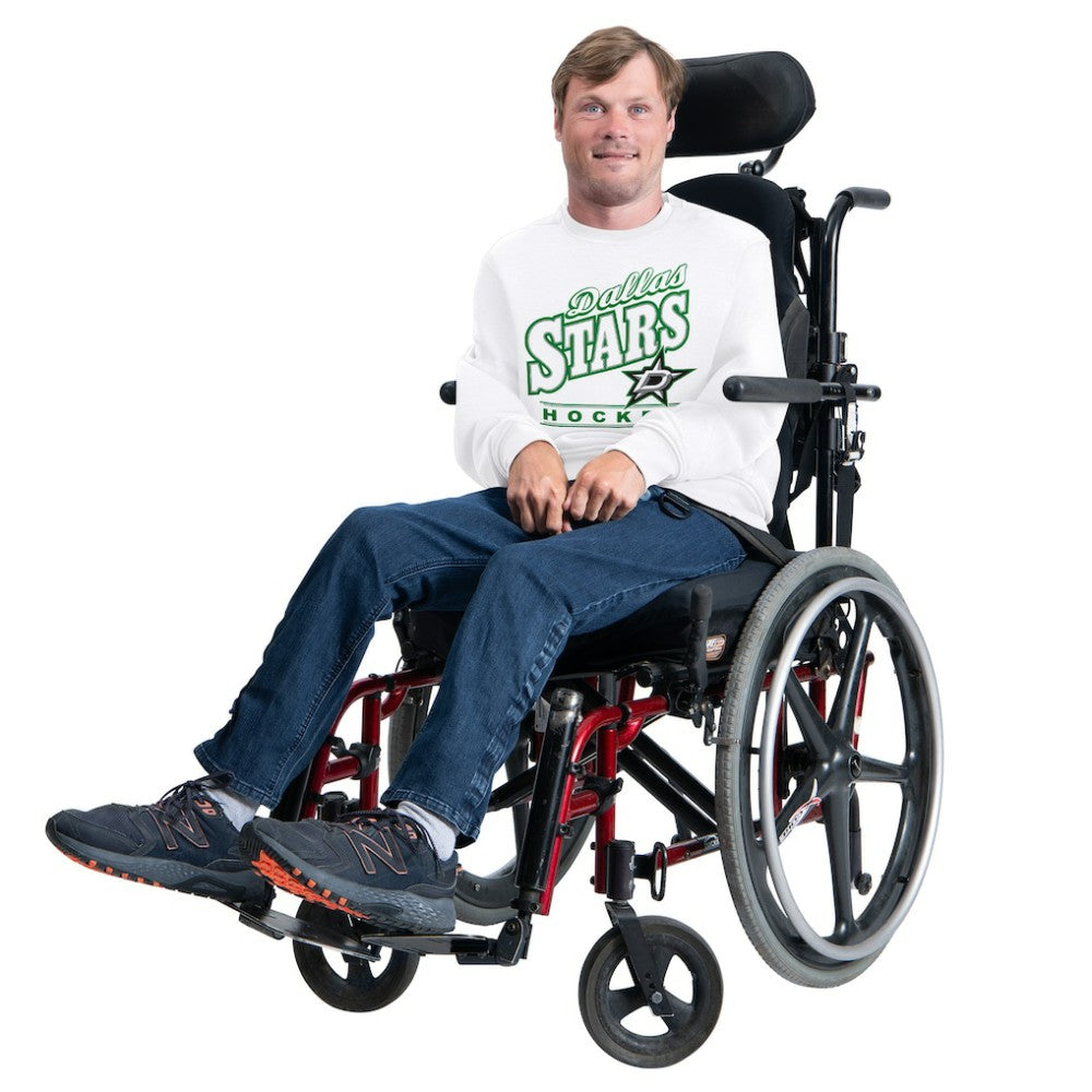 Dallas Stars G-III Sports by Carl Banks Adaptive Headliner Fleece Sweatshirt White
