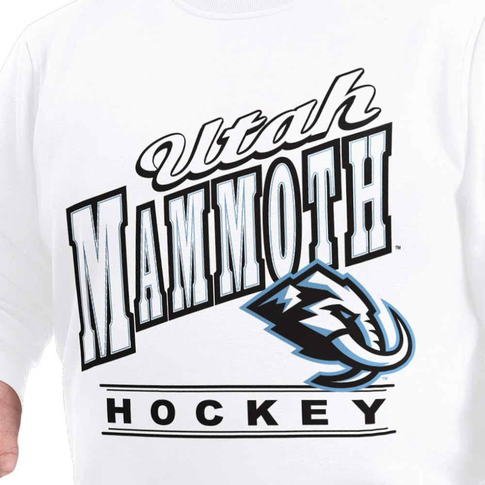Utah Mammoth G-III Sports by Carl Banks Adaptive Headliner Fleece Sweatshirt White