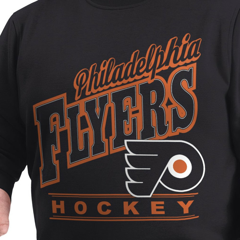 Philadelphia Flyers G-III Sports by Carl Banks Adaptive Headliner Fleece Sweatshirt Black