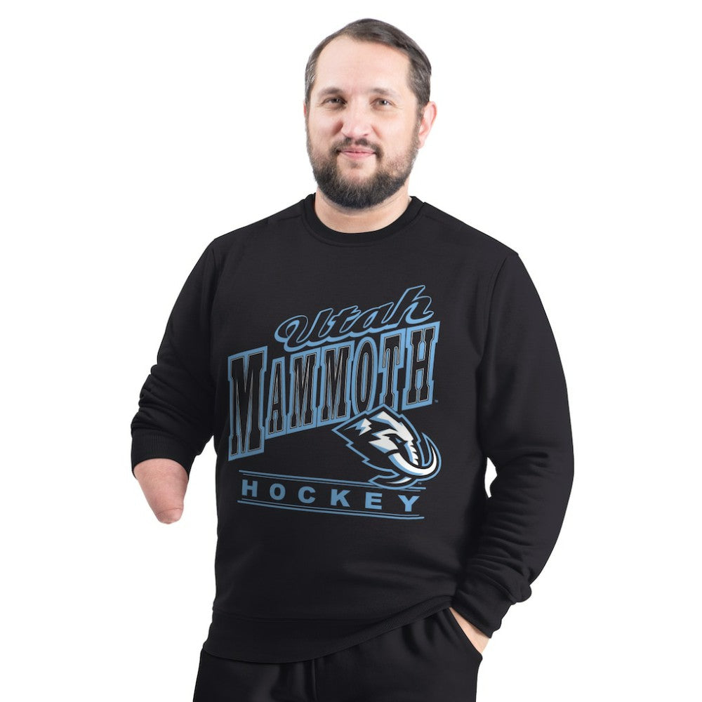 Utah Mammoth G-III Sports by Carl Banks Adaptive Headliner Fleece Sweatshirt Black
