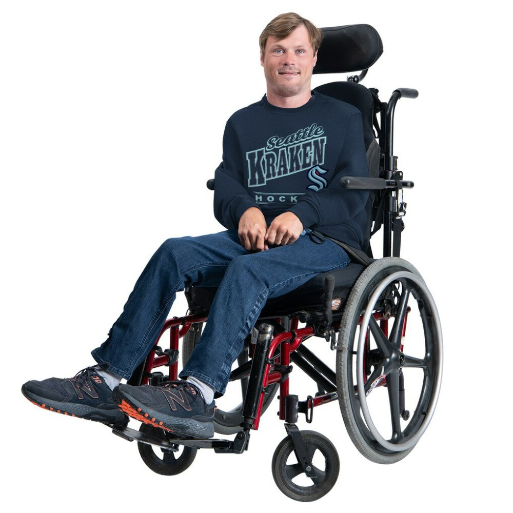 Seattle Kraken G-III Sports by Carl Banks Adaptive Headliner Fleece Sweatshirt Deep Sea Blue