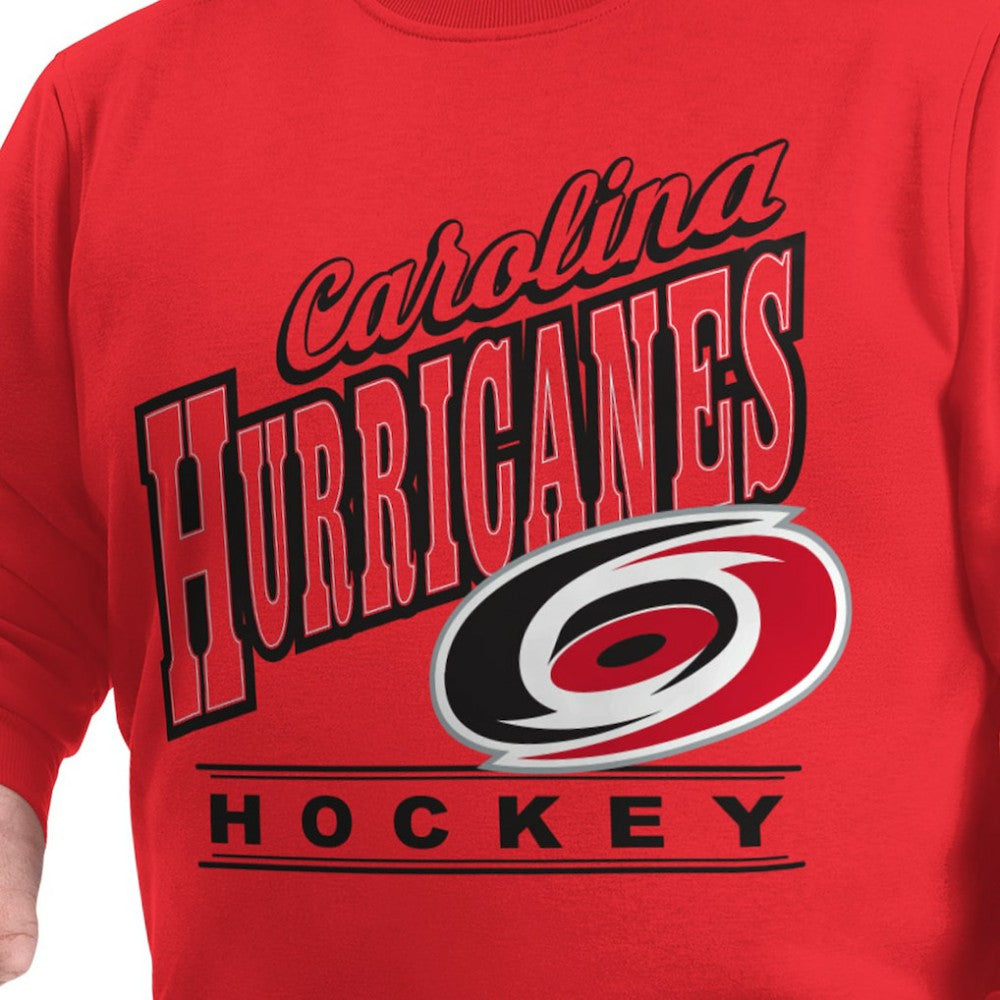 Carolina Hurricanes G-III Sports by Carl Banks Adaptive Headliner Fleece Sweatshirt Red