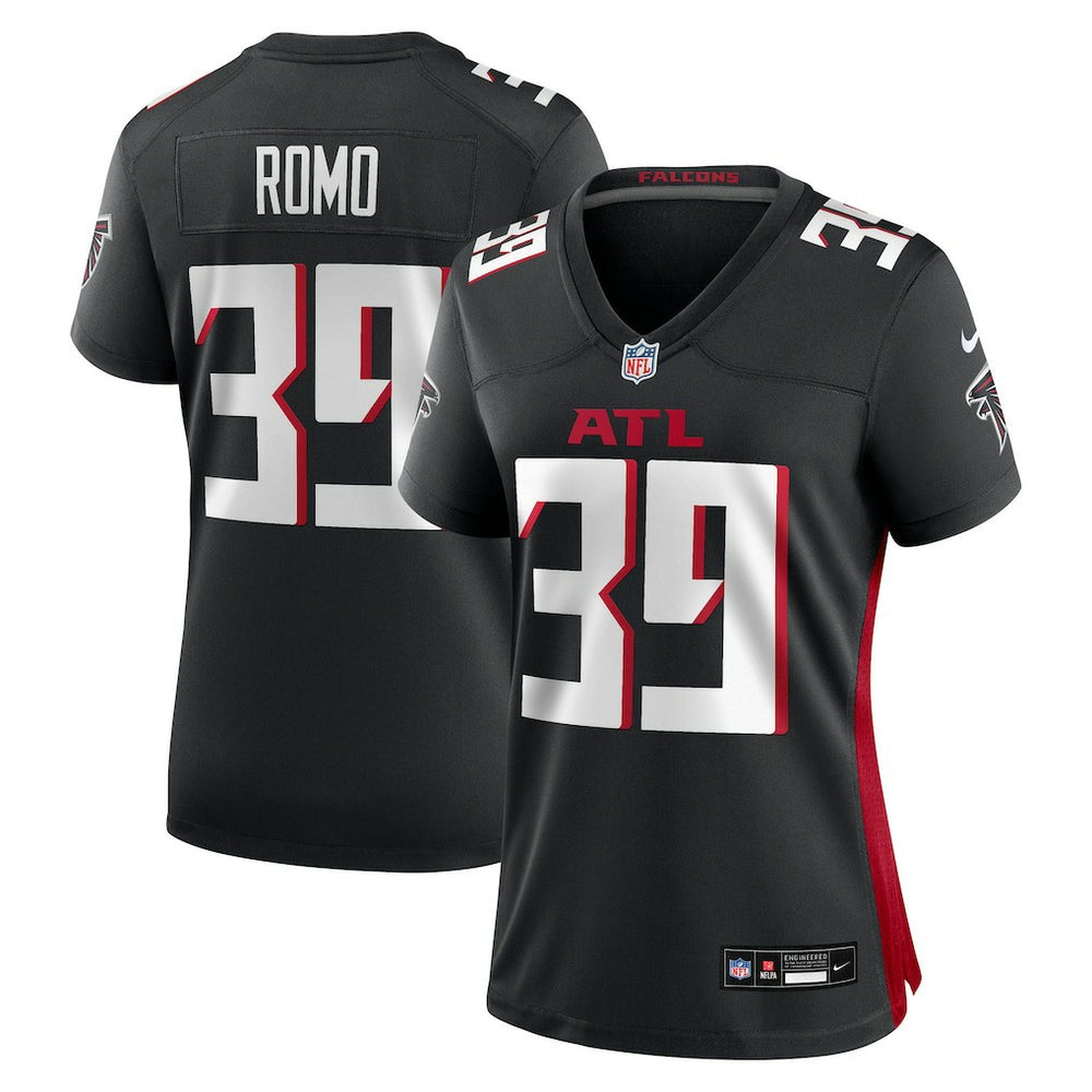 John Parker Romo Atlanta Falcons Women's Team Game Jersey - Black | Nike for sale