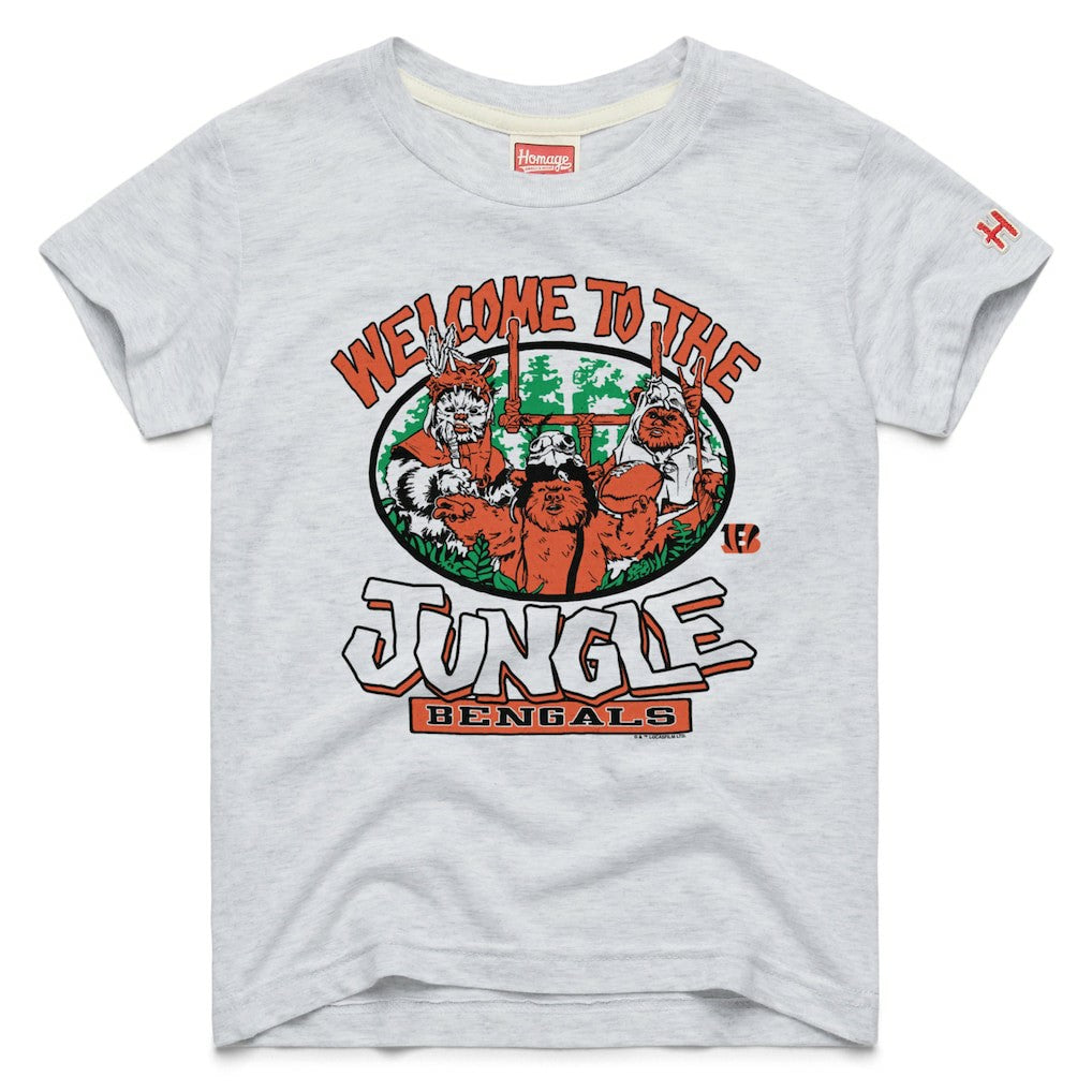 Cincinnati Bengals Homage Youth Star Wars x NFL Tri-Blend T-Shirt - White cheap