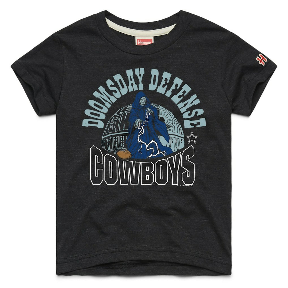 Dallas Cowboys Homage Youth Star Wars x NFL Tri-Blend T-Shirt - Black cheap