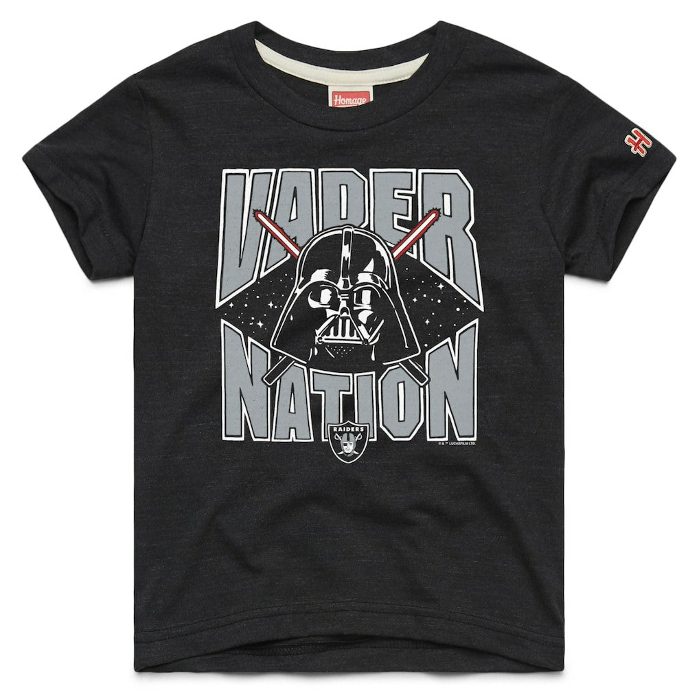Las Vegas Raiders Homage Youth Star Wars x NFL Tri-Blend T-Shirt - Black cheap