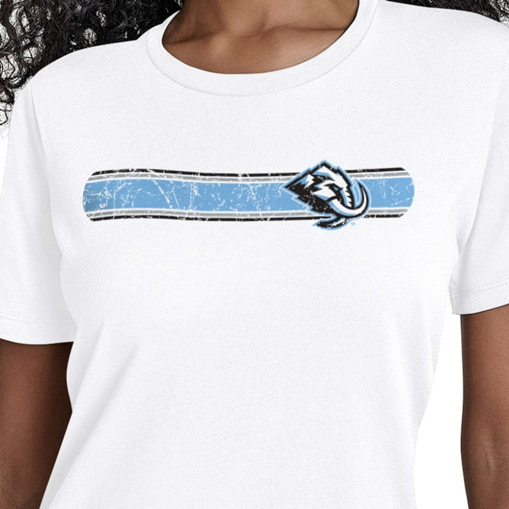 Utah Mammoth Starter Women's Team Stripe T-Shirt White