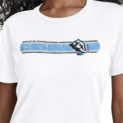 Utah Mammoth Starter Women's Team Stripe T-Shirt White
