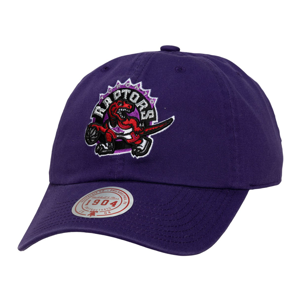 Toronto Raptors Hardwood Classics 1904 Adjustable Hat - Purple | Mitchell & Ness for sale