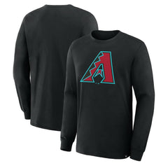 Arizona Diamondbacks Essential Long Sleeve T-Shirt - Black