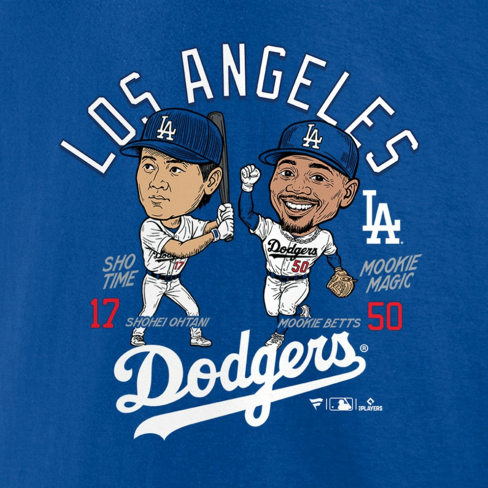Mookie Betts & Shohei Ohtani Los Angeles Dodgers Player Duo T-Shirt - Royal