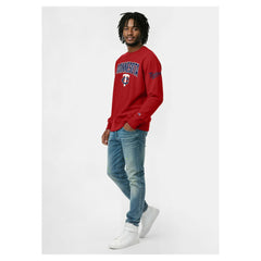 Minnesota Twins Champion Reverse Weave Chenille Sweatshirt - Red