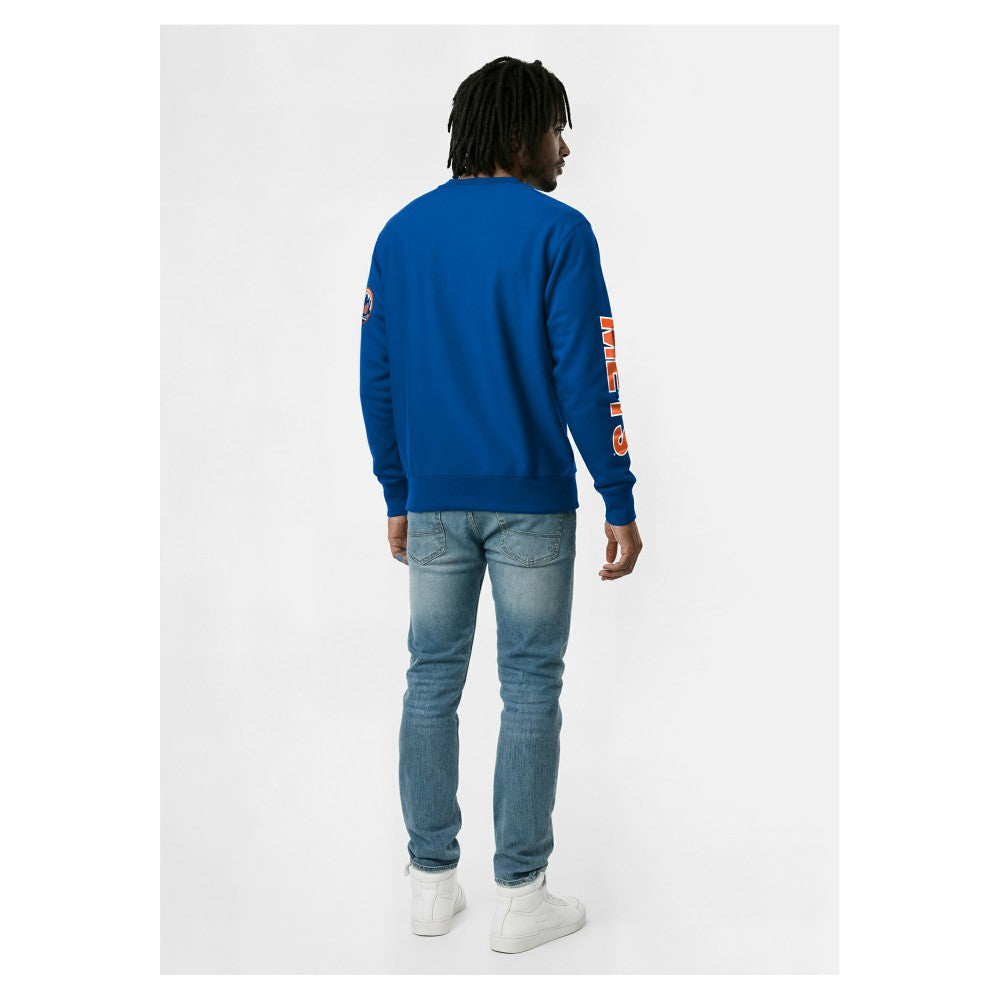 New York Mets Champion Reverse Weave Chenille Sweatshirt - Royal