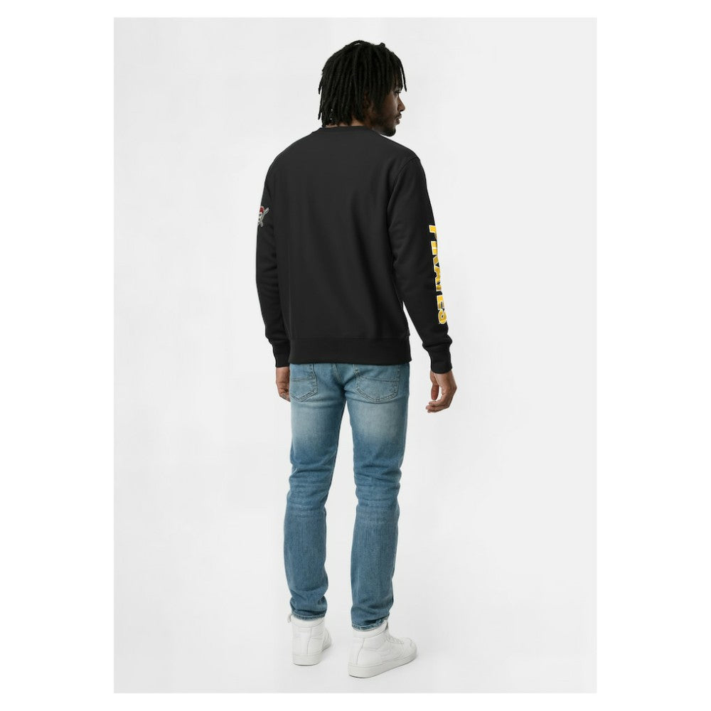 Pittsburgh Pirates Champion Reverse Weave Chenille Sweatshirt - Black