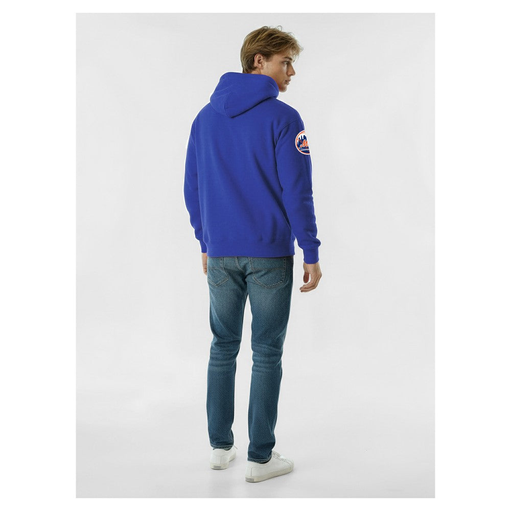 New York Mets Champion Reverse Weave Chenille Hoodie - Royal